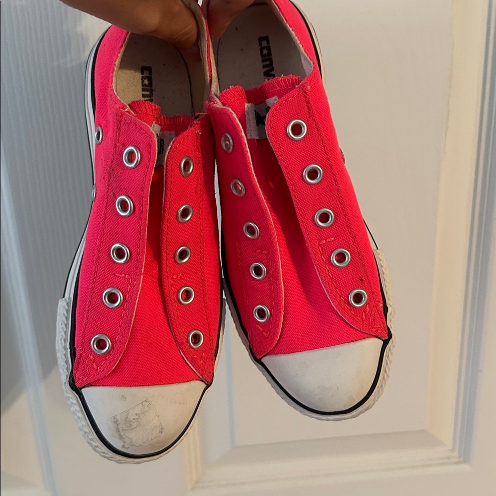 Converse Vibrant Pink Slip-On Shoes